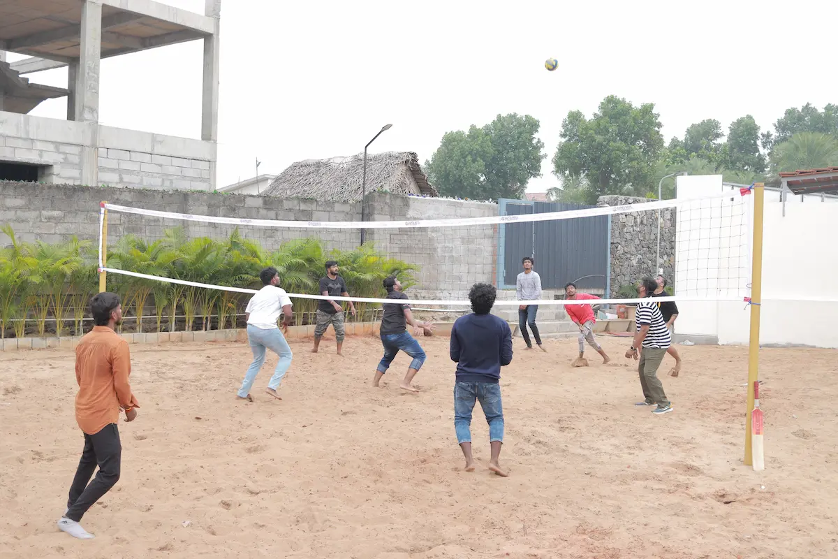 Outdoor activity - volley ball